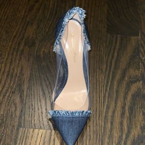 Gianvitto Rossi denim pumps